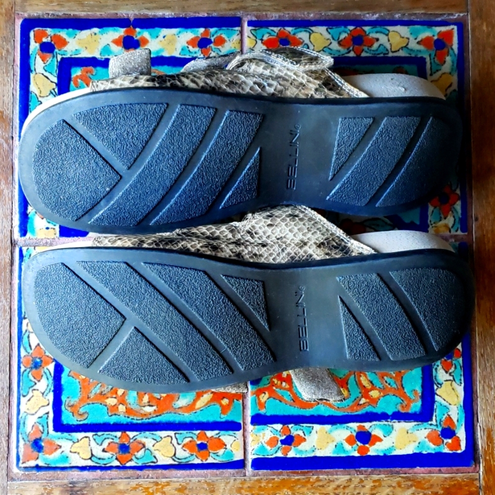BELLINI Fancy Sandal - Comfort Insole - Adjustable Strap - Faux Snakeskin - NWOB - Picture 8 of 9